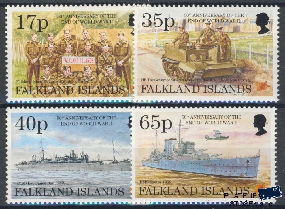 Falkland Islands známky Mi 644-47