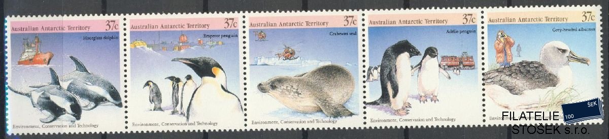 Australská Antarktida známky Mi 79-83