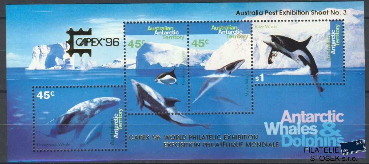Australská Antarktida známky Mi Blok 1 II