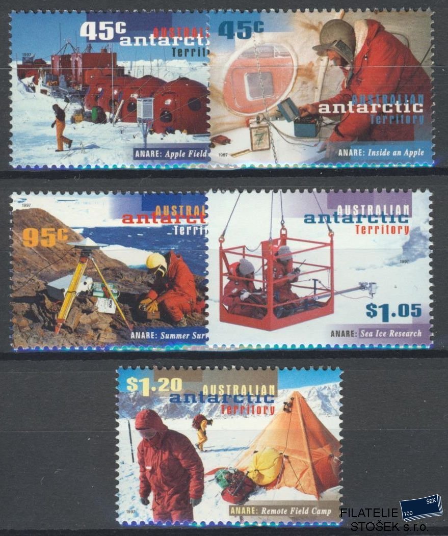 Australská Antarktida známky Mi 110-14