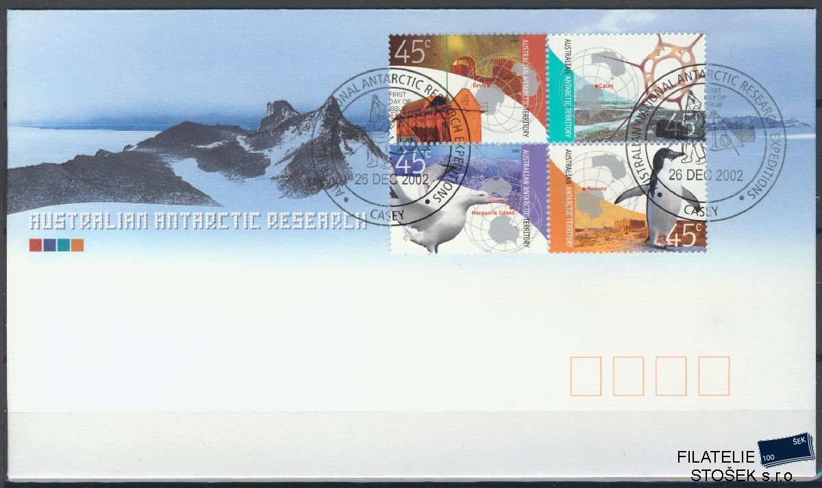 Australská Antarktida známky Mi 149-52 Celistvost