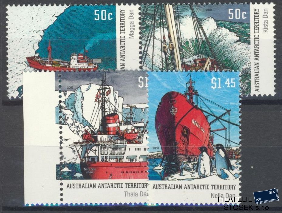 Australská Antarktida známky Mi 153-56