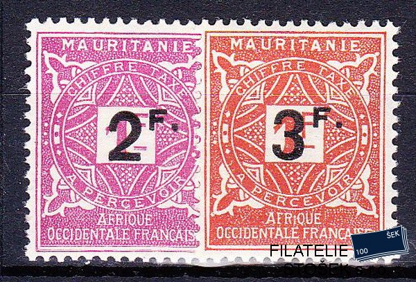 Mauritanie známky Yv TT 25-6
