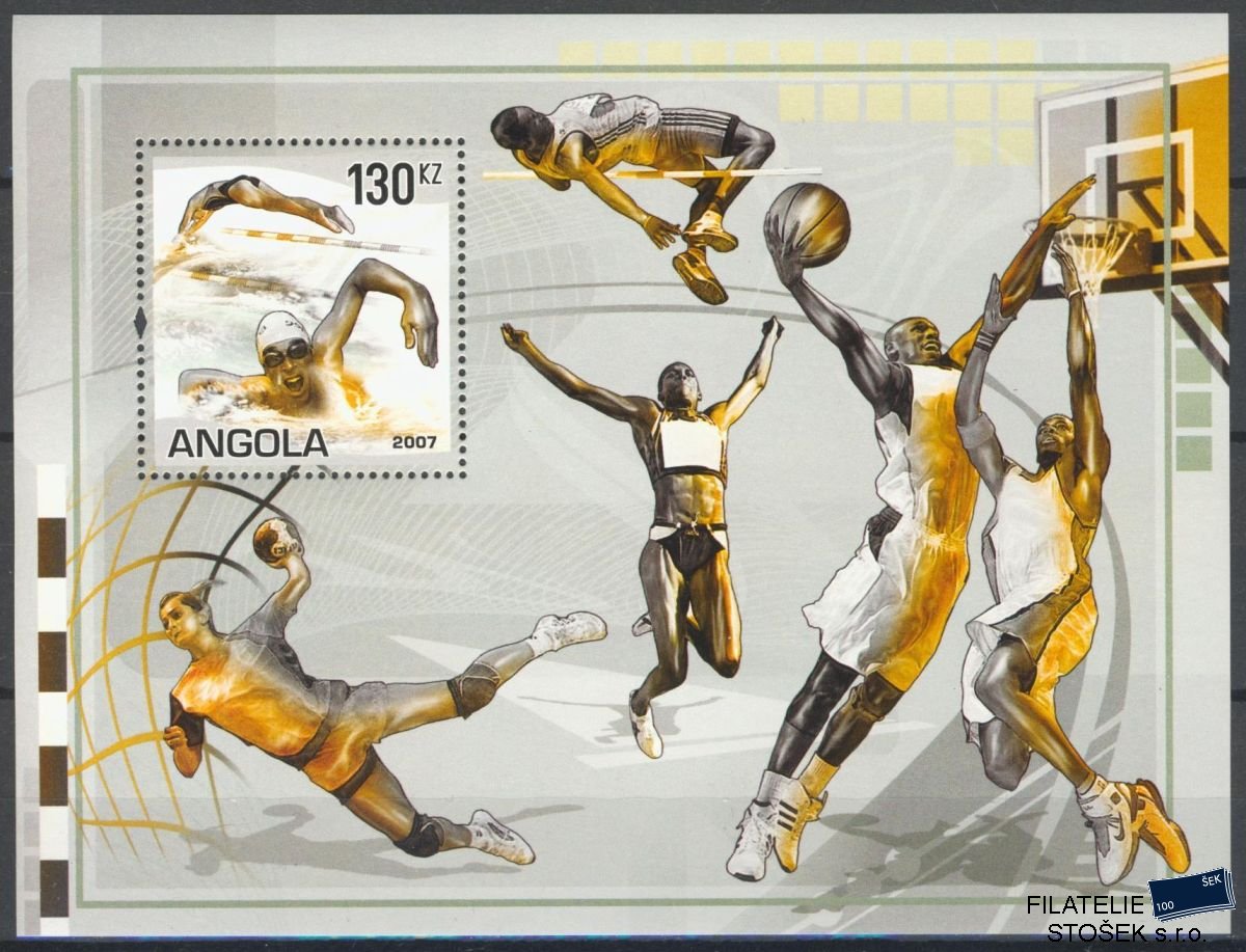 Angola známky Mi Blok 122