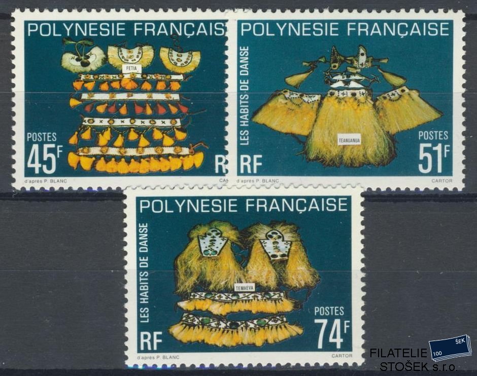 Polynésie známky Mi 0287-9