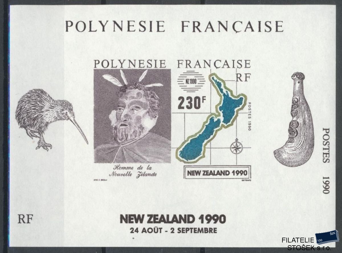 Polynésie známky Mi Blok 17