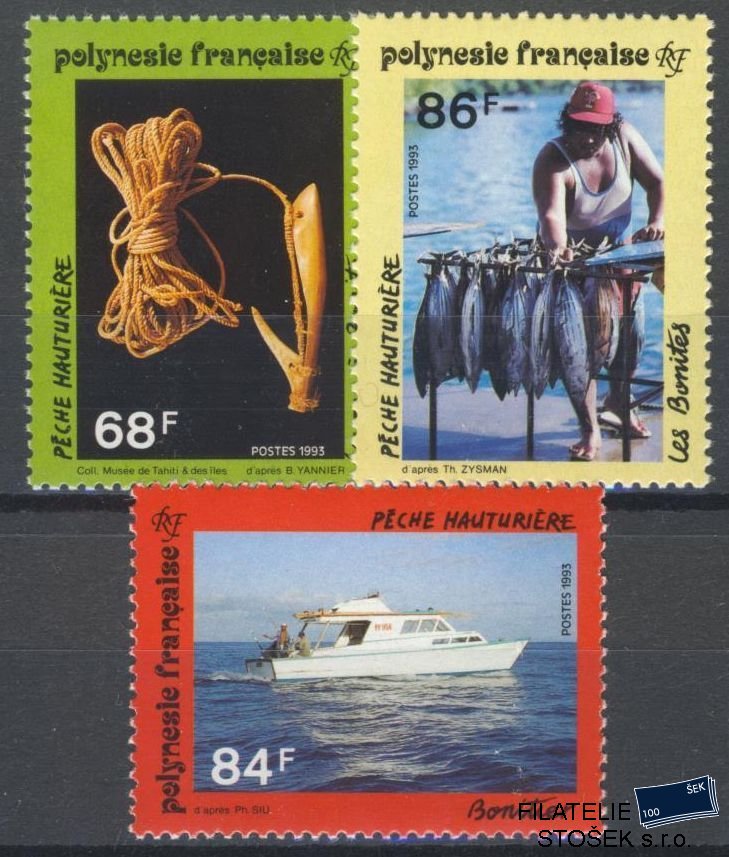 Polynésie známky Mi 0628-30