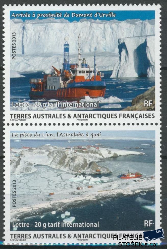 Francouzská Antarktida známky Mi 813+15