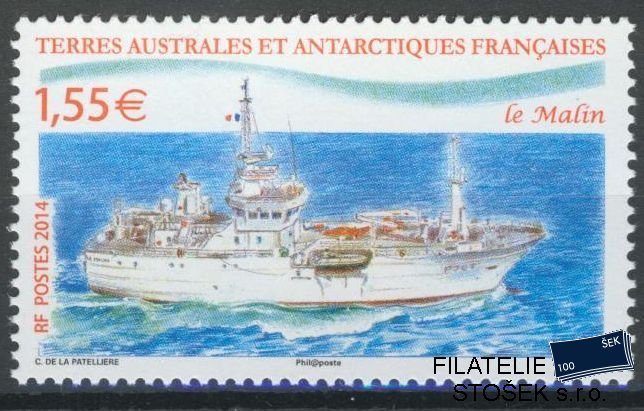 Francouzská Antarktida známky Mi 853