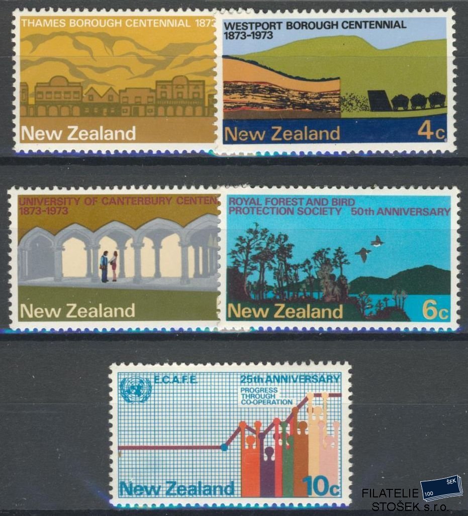 New Zéland známky Mi 597-602