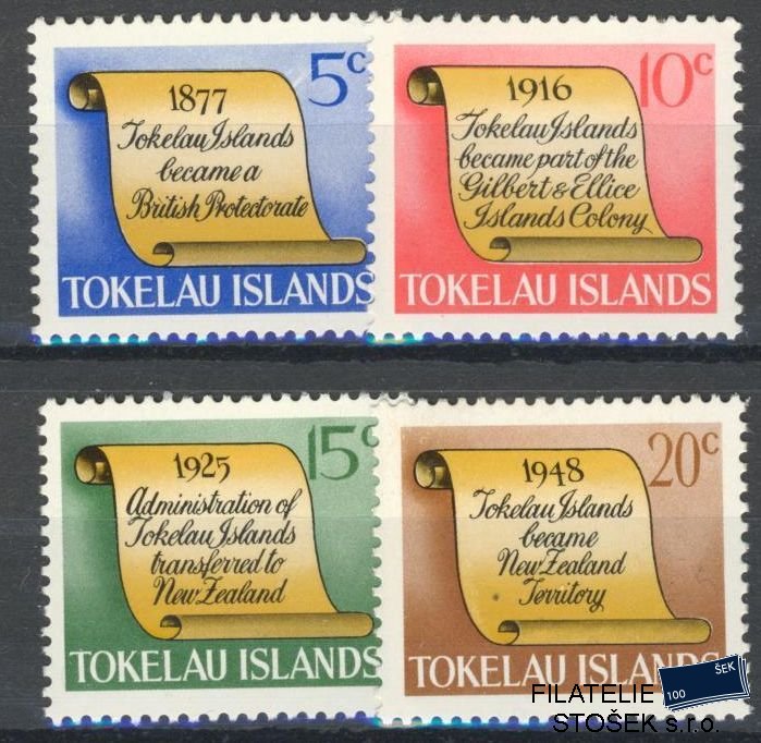 Tokelau Islands známky Mi 9-12
