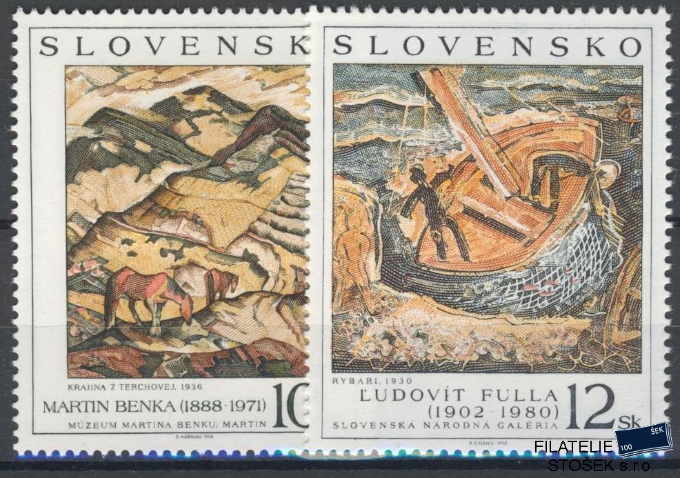 Slovensko známky 164-65