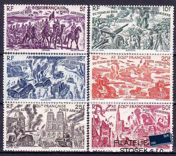 Afrika Equatoriale známky Yv PA 44-9