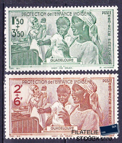 Guadeloupe známky Yv PA 1-2
