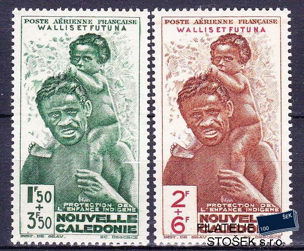 Wallis et Futuna známky Yv PA 1-2