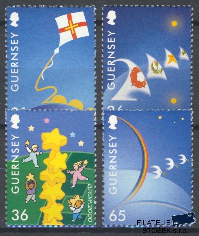 Guersney známky Mi 851-54