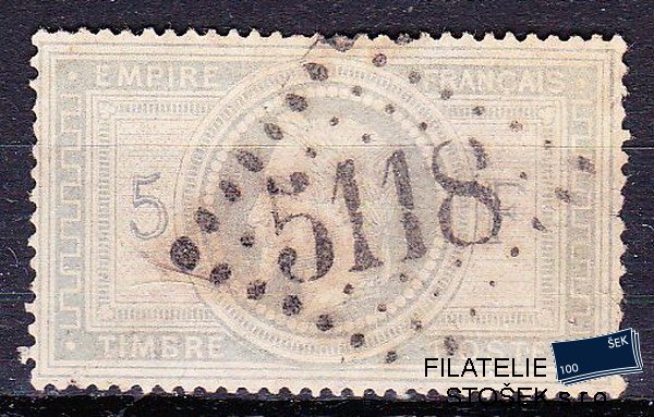 Francie známky Mi 32 razítko 5118 Yokohama, kvp