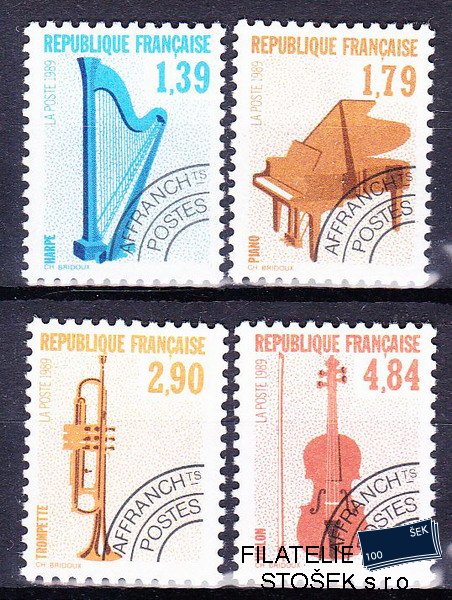 Francie známky Mi 2739-42 C