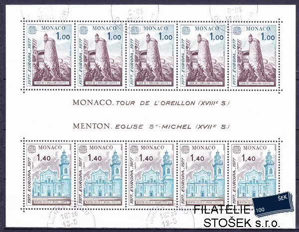 Monako známky Mi 1273-4 - Bl.11