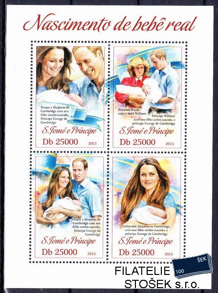 St.Thomas známky Mi 5161-4 Královská rodina