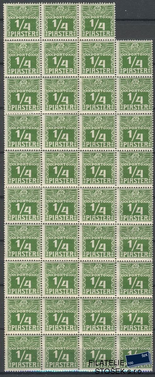 Rakousko známky Lombardsko Mi P 6 39 Blok
