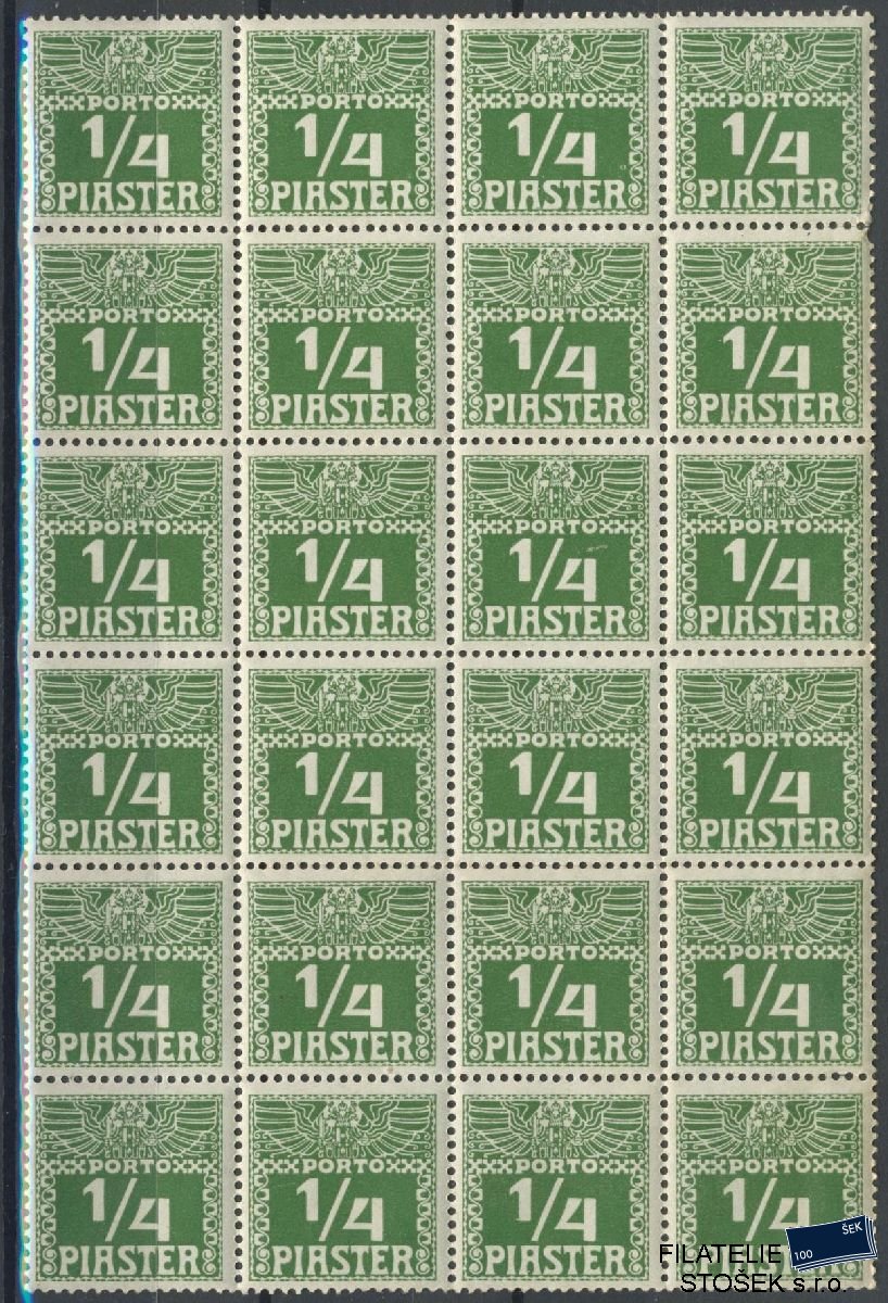 Rakousko známky Lombardsko Mi P 6 24 Blok