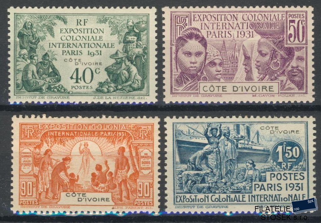 Cote d´Ivoire známky 1931 Exposition coloniale