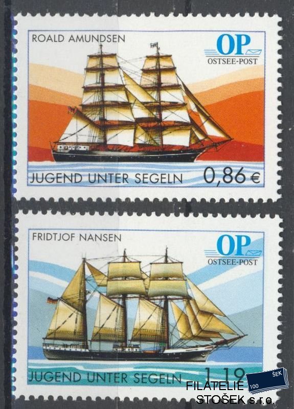Bundes-Ostsee známky Mi
