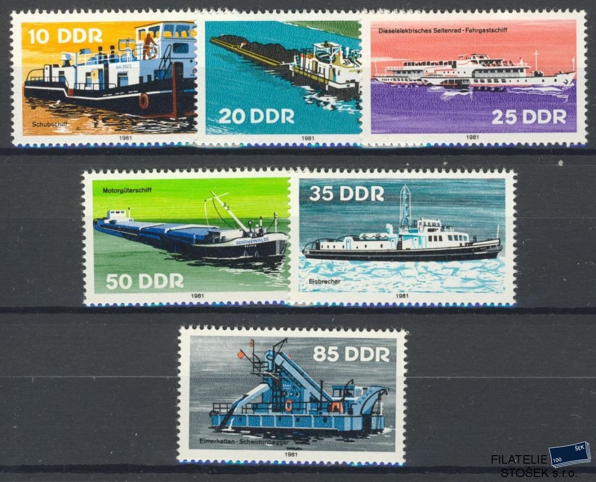 NDR známky Mi 2651-6