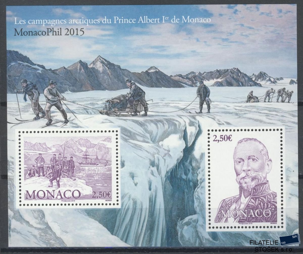 Monako známky Mi 3266-7 - Bl.116