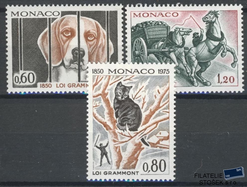 Monako známky Mi 1204-6