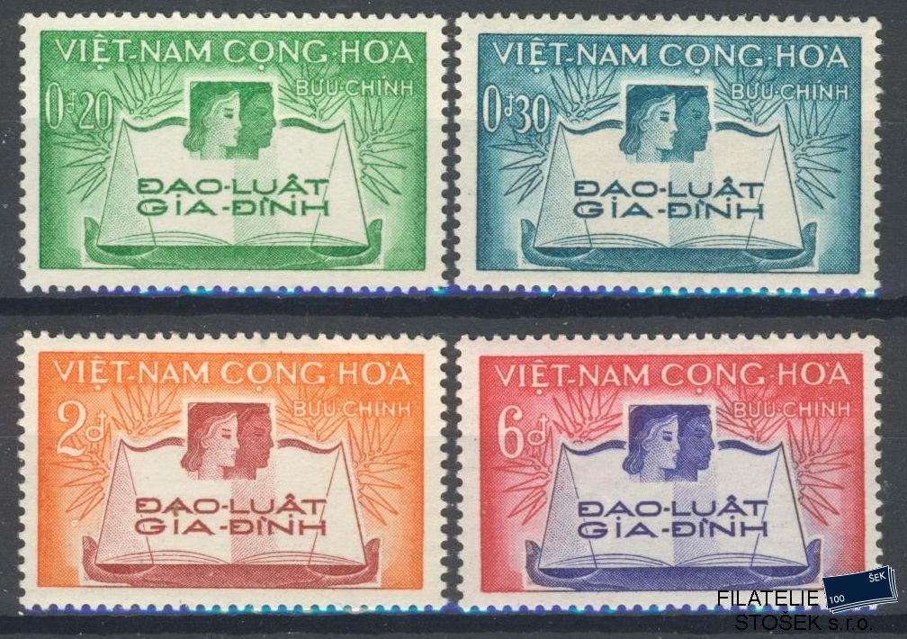 Vietnam Jižní známky Mi 200-3