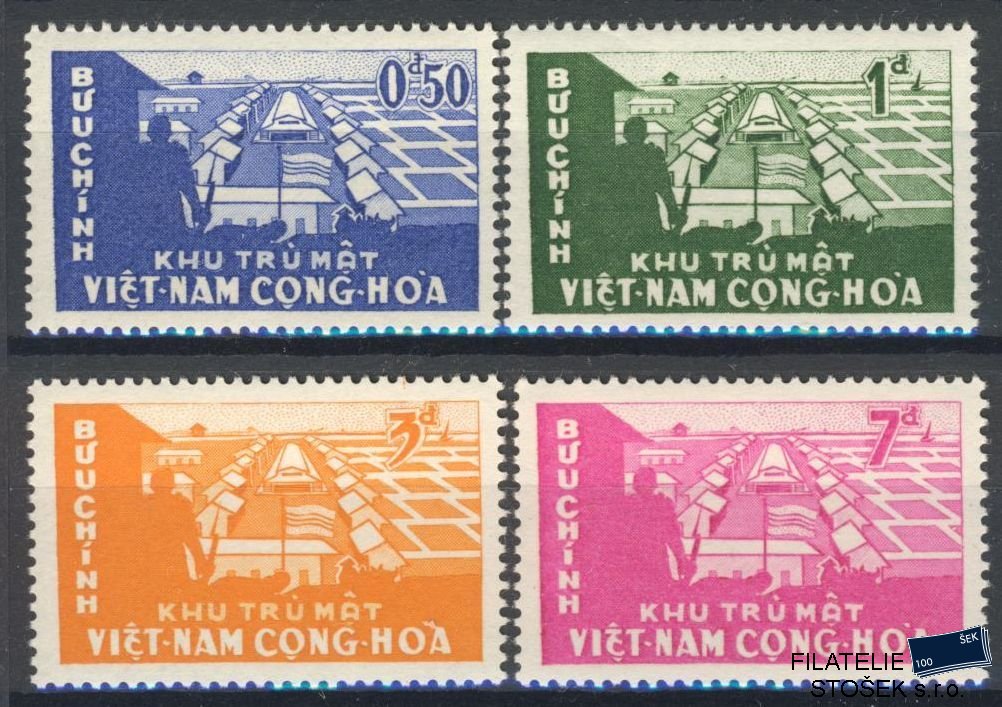 Vietnam Jižní známky Mi 212-15