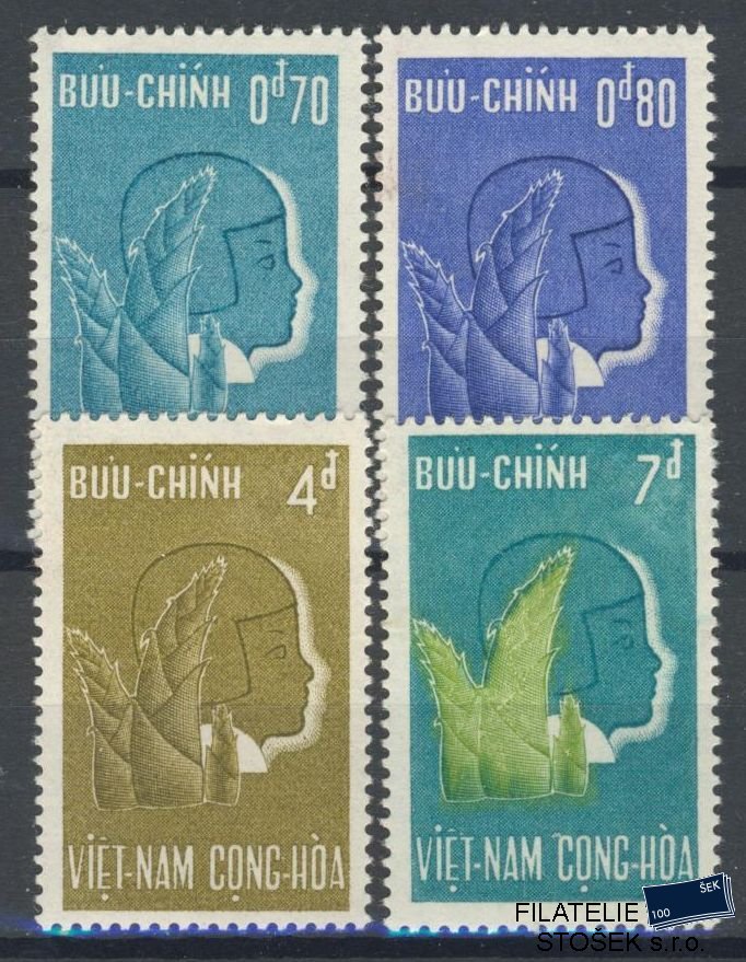 Vietnam Jižní známky Mi 231-34