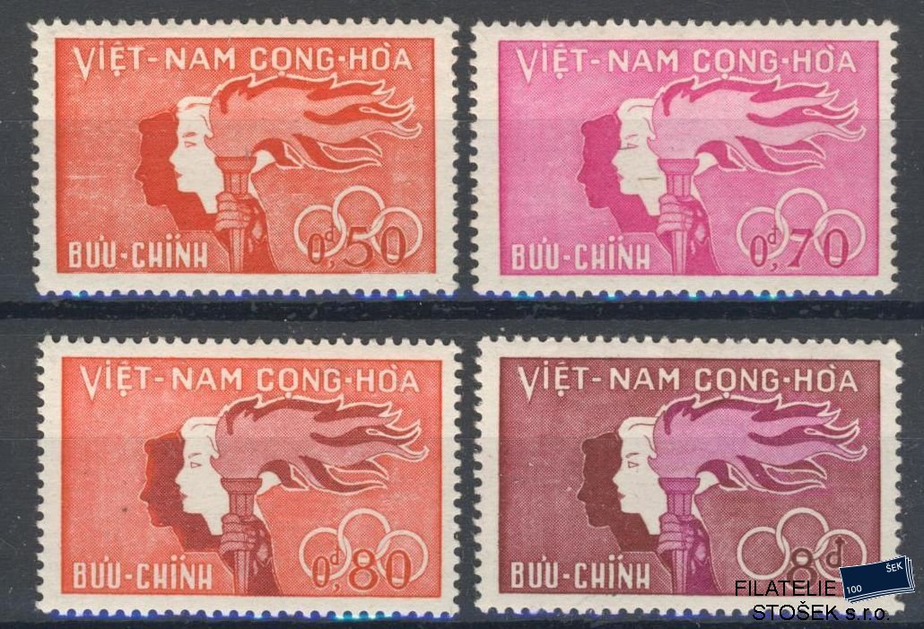 Vietnam Jižní známky Mi 239-42