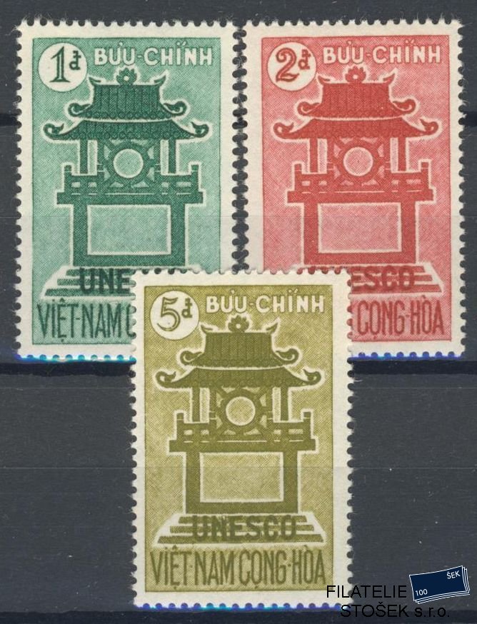 Vietnam Jižní známky Mi 255-57
