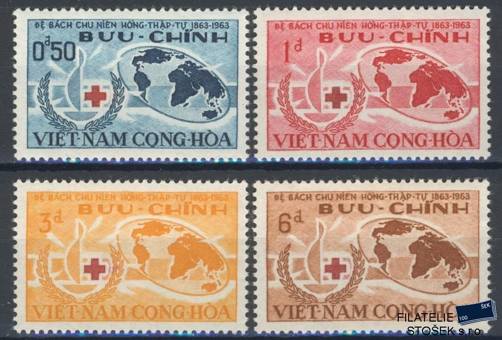 Vietnam Jižní známky Mi 296-99