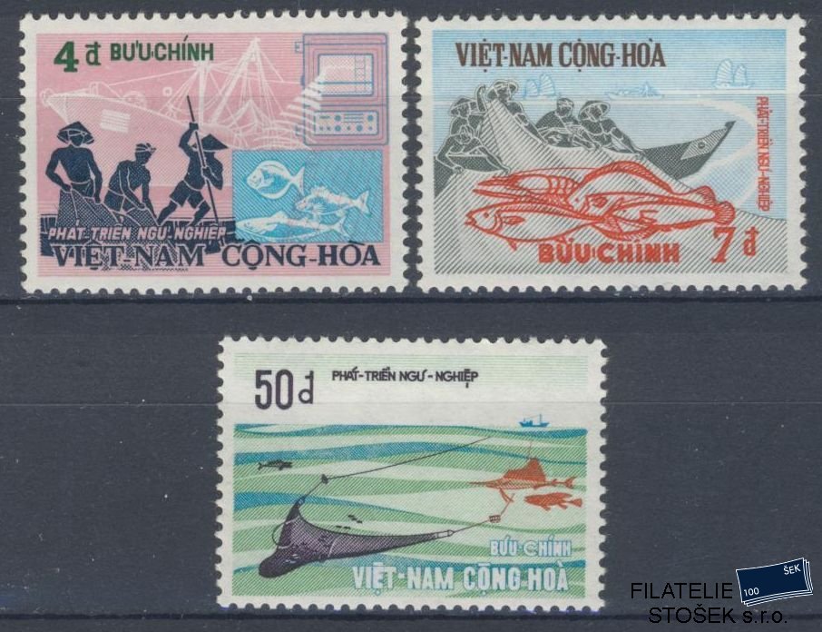 Vietnam Jižní známky Mi Nevydané XVII-XIX