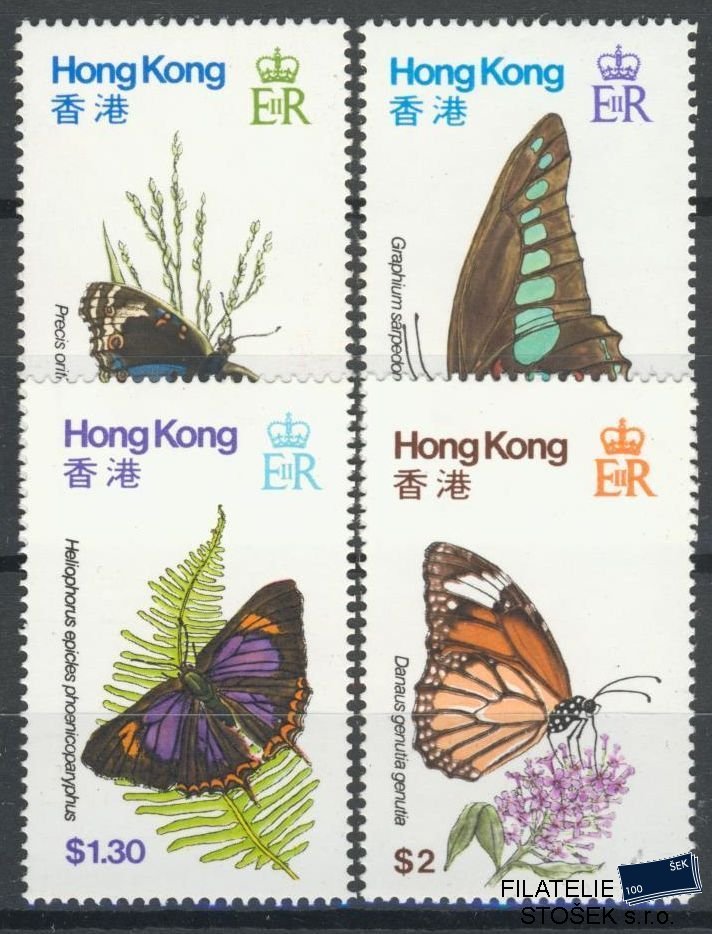 Hong Kong známky Mi 353-56