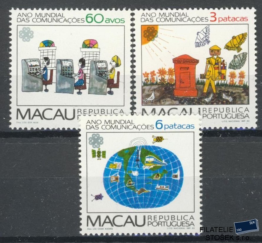Macau známky Mi 497-99