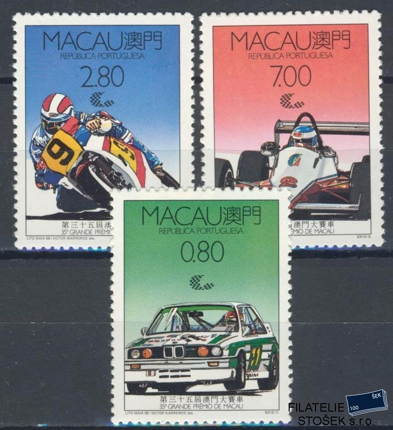 Macau známky Mi 608-10