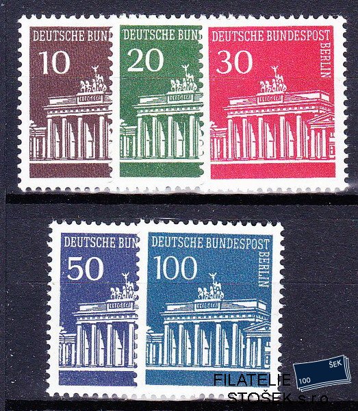 Berlin známky Mi 286-90
