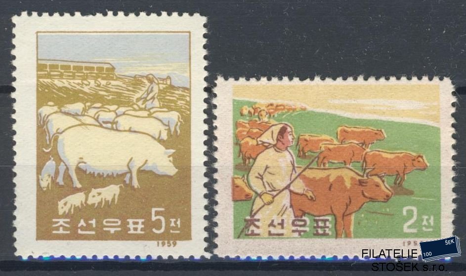 Korea Severní známky Mi 191-92