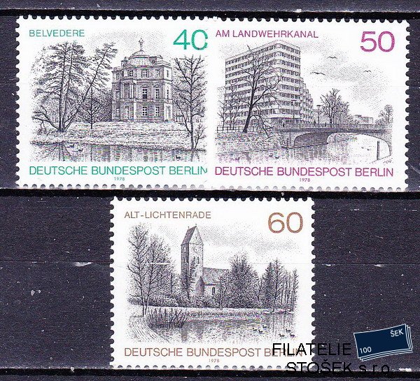 Berlin známky Mi 578-80