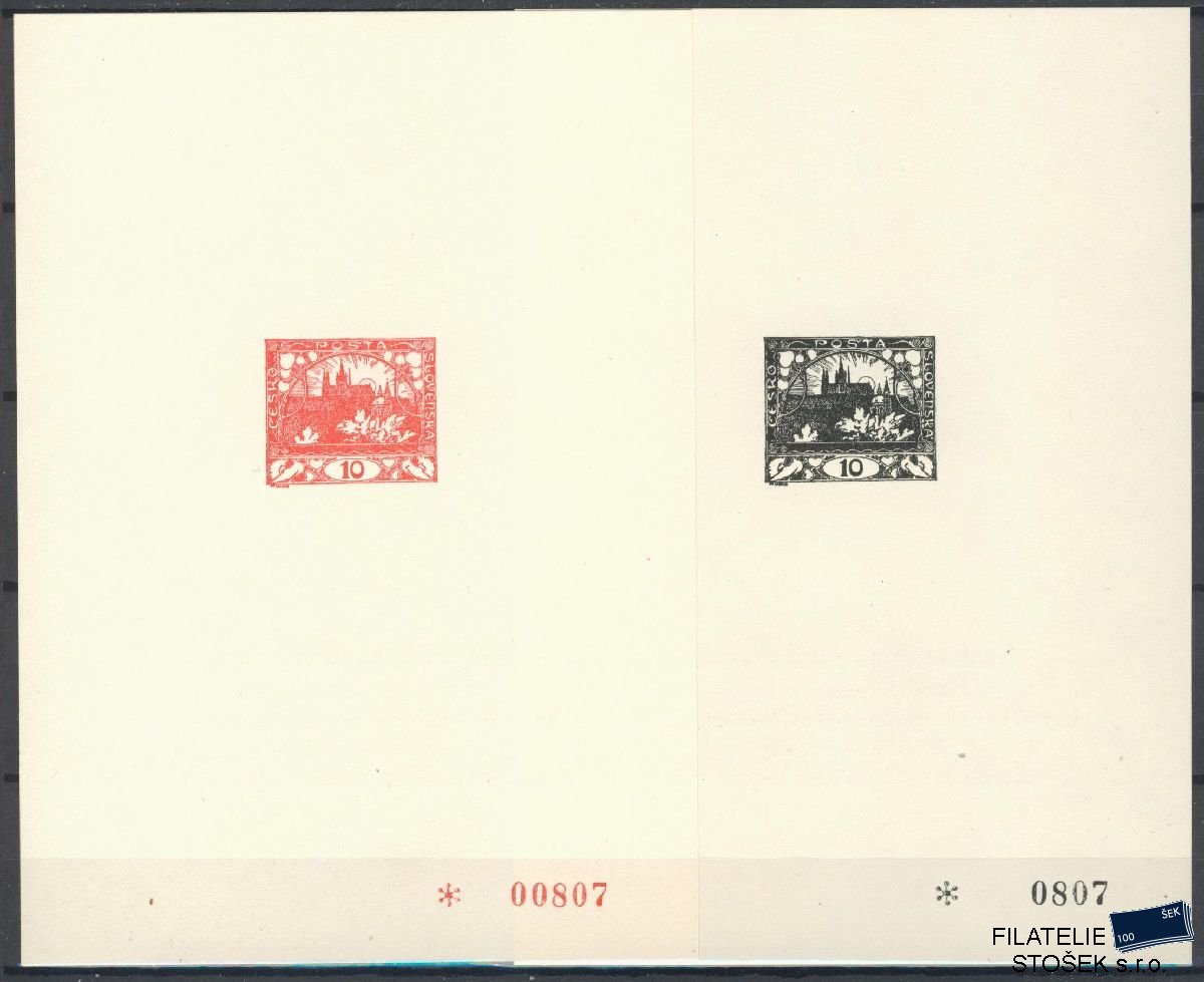 ČSSR známky PT 5A+B - 807