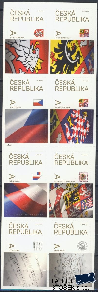 ČR známky 965-75 Sešitek