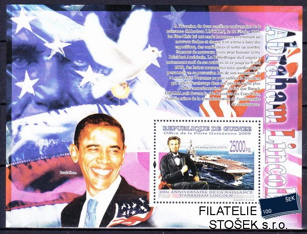 Guinea známky Mi 6041 - Bl.1608 prezidenti USA Barack Obama