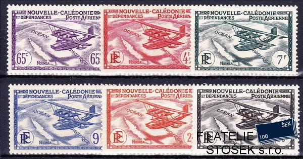 Nouvelle Caledonie známky Yv PA 29-34