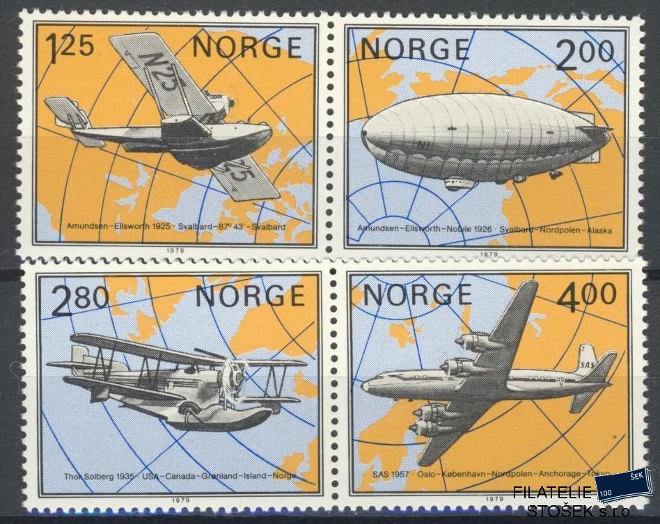 Norsko známky Mi 799-802