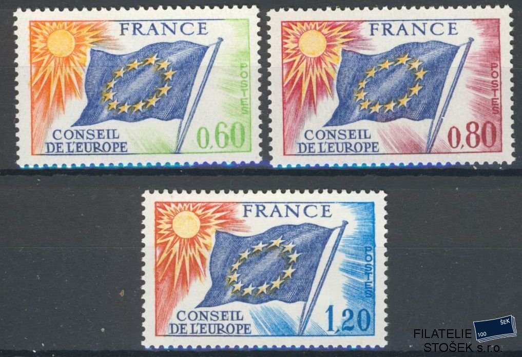 Francie služební známky Mi 16-18
